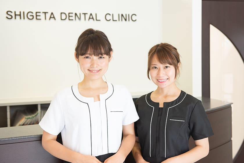 当院の歯科衛生士は患者様担当制。いつものスタッフで安心です。